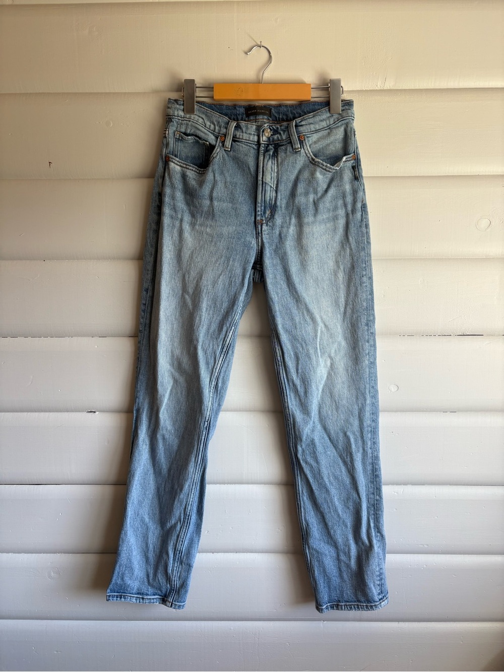 Silver Jeans Co. 90’s Boyfriend Jeans Light Wash W27 L27 - Picture 1 of 9
